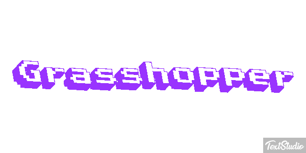 Grasshopper Efecto de texto