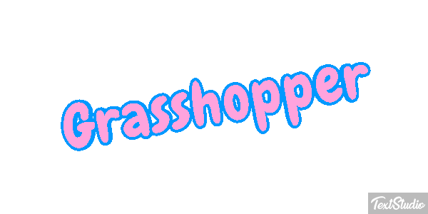 Grasshopper Efecto de texto