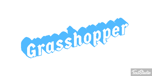 Grasshopper Efecto de texto
