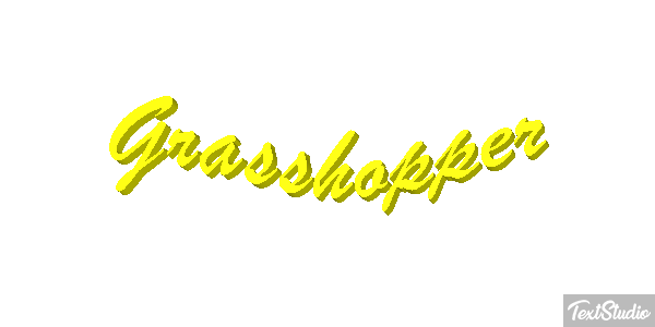 Grasshopper Efecto de texto
