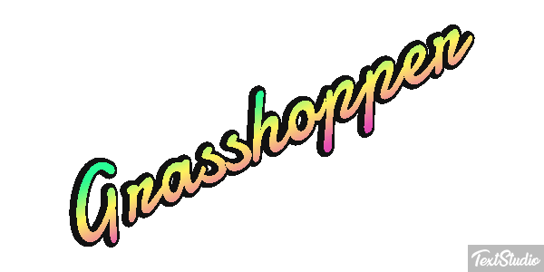 Grasshopper Efecto de texto