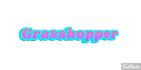 Grasshopper Efecto de texto