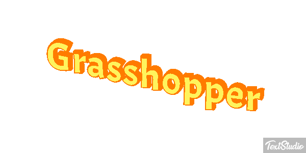 Grasshopper Efecto de texto