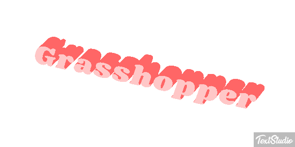 Grasshopper Efecto de texto