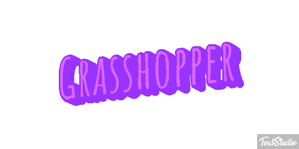 Grasshopper Efecto de texto
