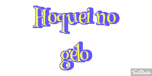 Hóquei no gelo Efeito do texto