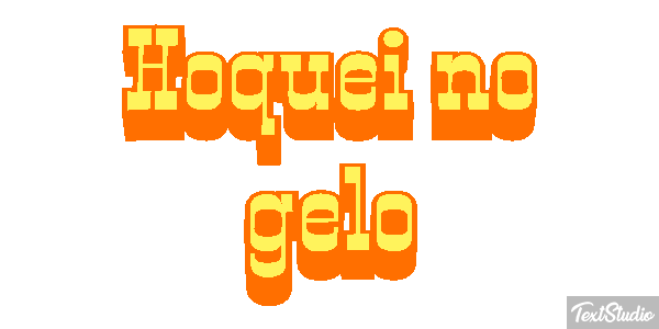 Hóquei no gelo Efeito do texto