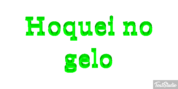 Hóquei no gelo Efeito do texto