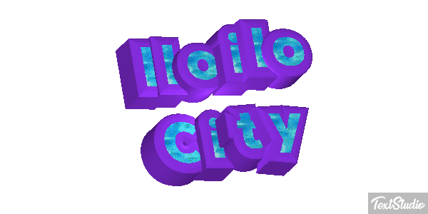 Iloilo City Effetto testo