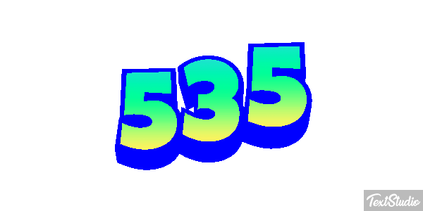535 Efekt tekstowy