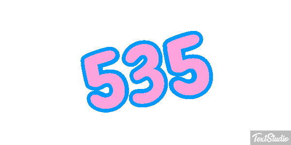 535 Efekt tekstowy