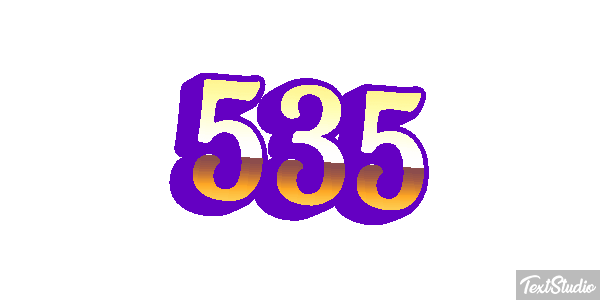 535 Efekt tekstowy