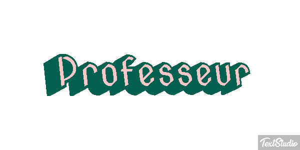 Professeur Effet de texte