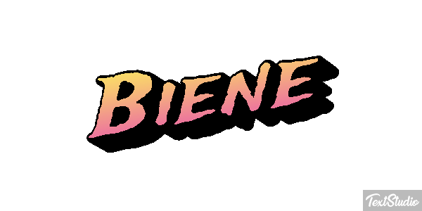 Biene Efeito do texto