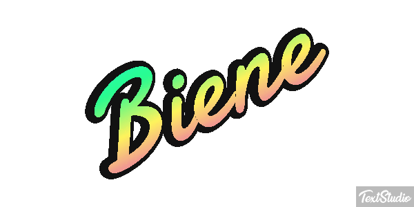 Biene Efeito do texto