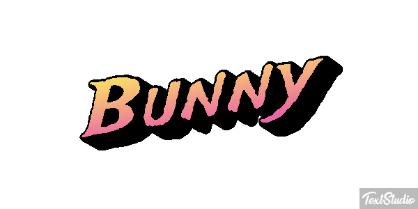 Bunny Effetto testo