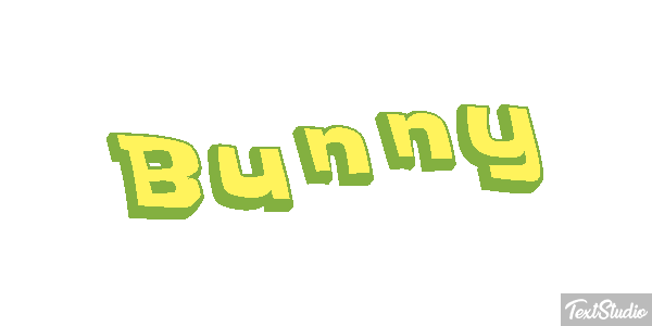 Bunny Effetto testo