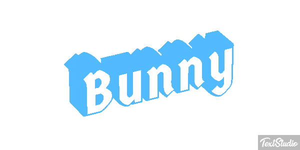 Bunny Effetto testo