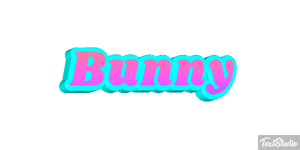 Bunny Effetto testo