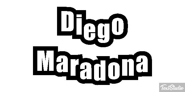 Diego Maradona Efeito do texto