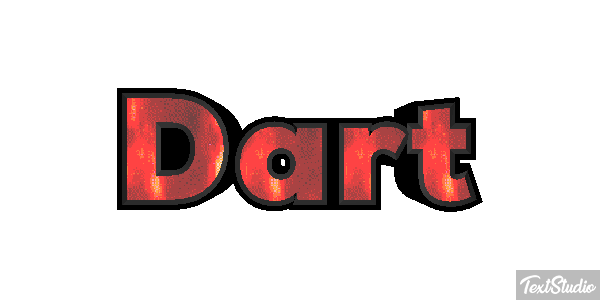 Dart Текстовый эффект