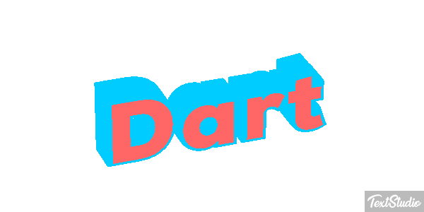 Dart Текстовый эффект