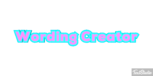 Wording Creator Texteffekt