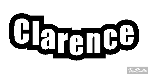 Clarence Text effect