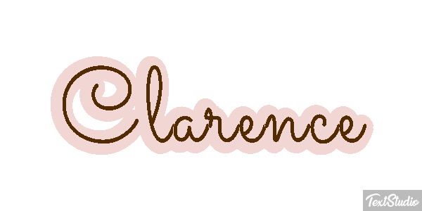 Clarence Text effect