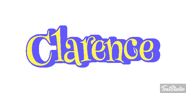 Clarence Text effect