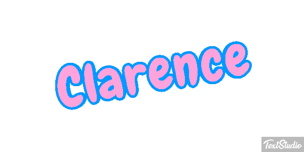 Clarence Text effect