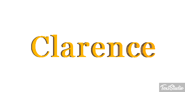 Clarence Text effect