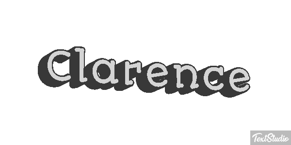 Clarence Text effect