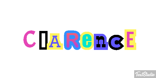 Clarence Text effect