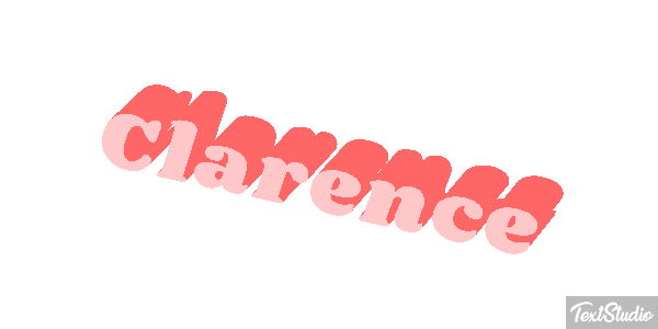 Clarence Text effect