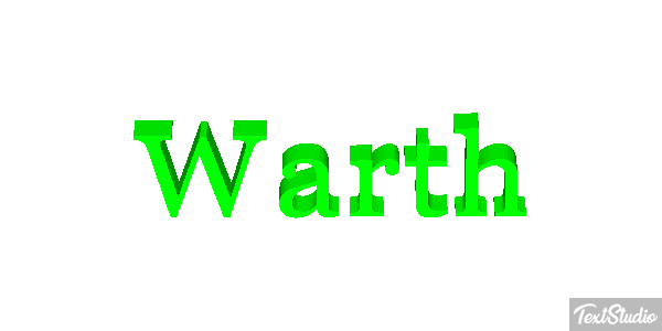 Warth Efekt tekstowy
