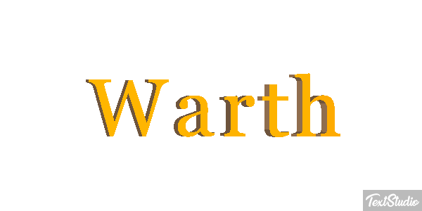 Warth Efekt tekstowy