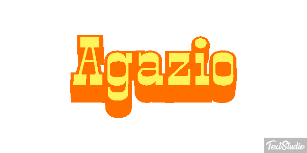 Agazio Efeito do texto