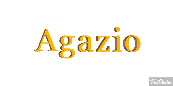 Agazio Efeito do texto