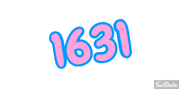 1631 Tekst effect