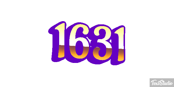 1631 Tekst effect