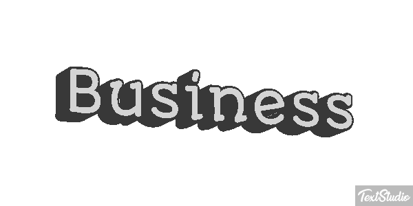 Business Tekst effect