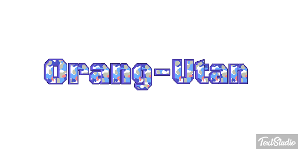 Orang-Utan Texteffekt