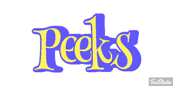 Peeks Efekt tekstowy