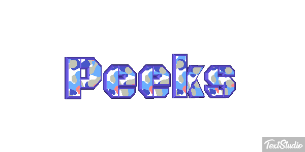 Peeks Efekt tekstowy