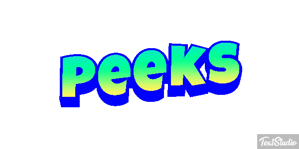 Peeks Efekt tekstowy