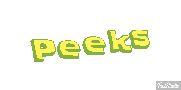 Peeks Efekt tekstowy