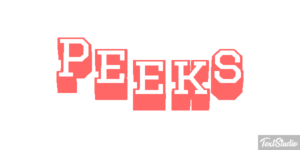 Peeks Efekt tekstowy