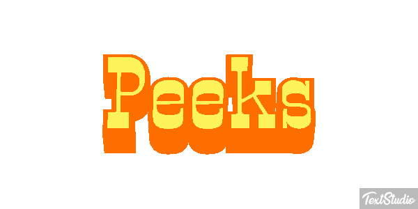 Peeks Efekt tekstowy