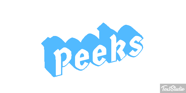 Peeks Efekt tekstowy